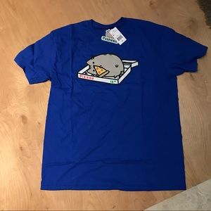 PUSHEEN pizza tee NWT